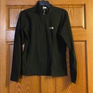 Black North Face Half-Zip Pullover